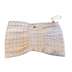NWOT Kate Spade Quilted Bow Puffy Clutch Travel Bag